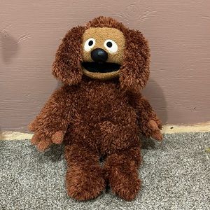 Disney Store Muppets Rowlf Brown Plush 17” Puppy Dog Stuffed Animal